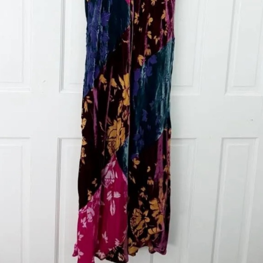 Johnny Was velvet  burnout Solstice Maxi Dress NWT (oversized) - Picture 3 of 12